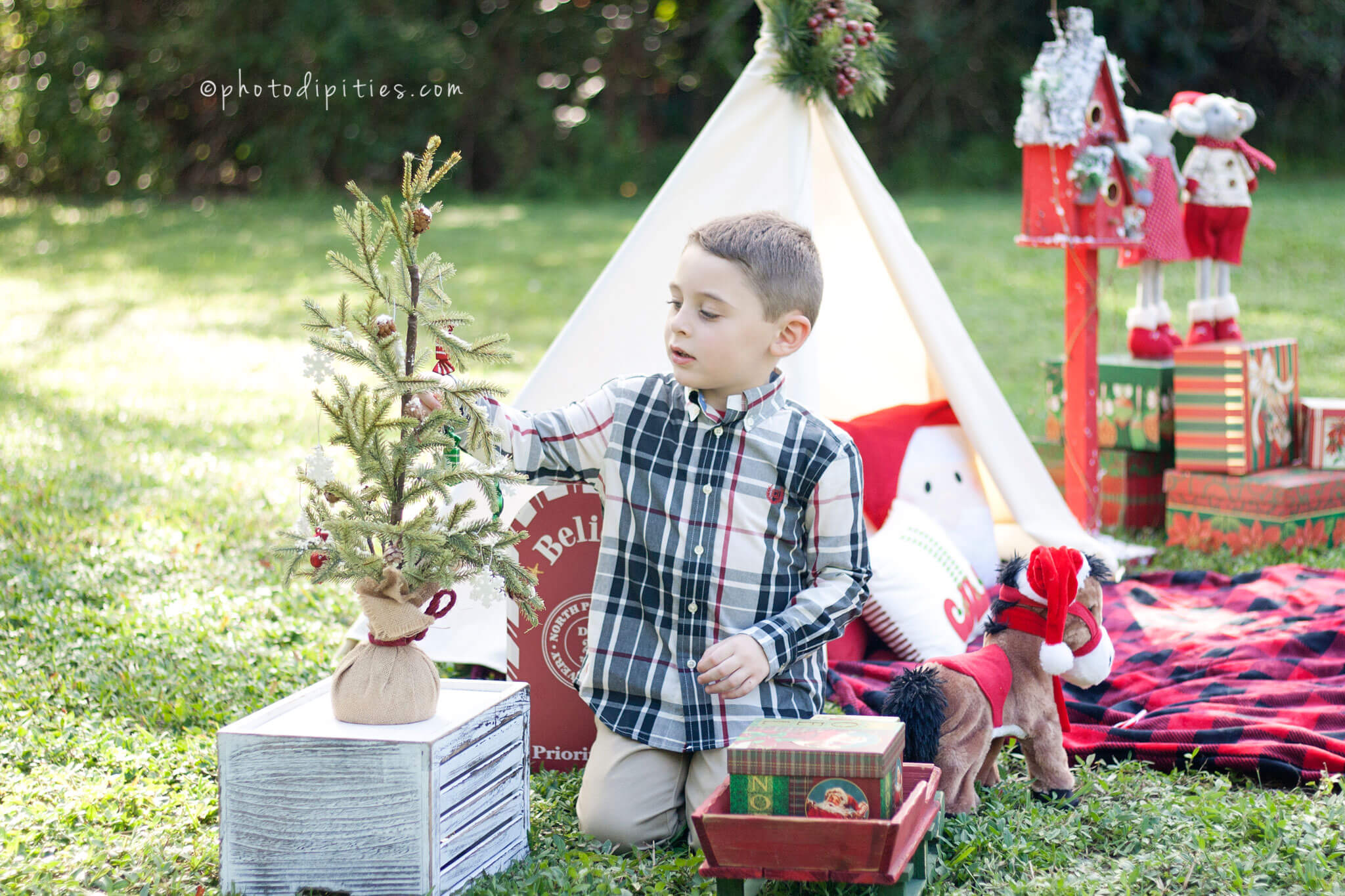 Photodipities Family | Children Photography | Christmas Mini Session